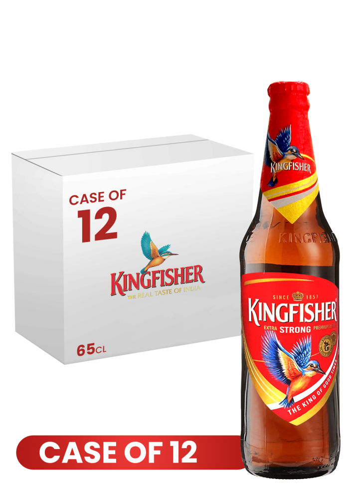 Kingfisher Lager Strong Btl 65 CL X 12 Case