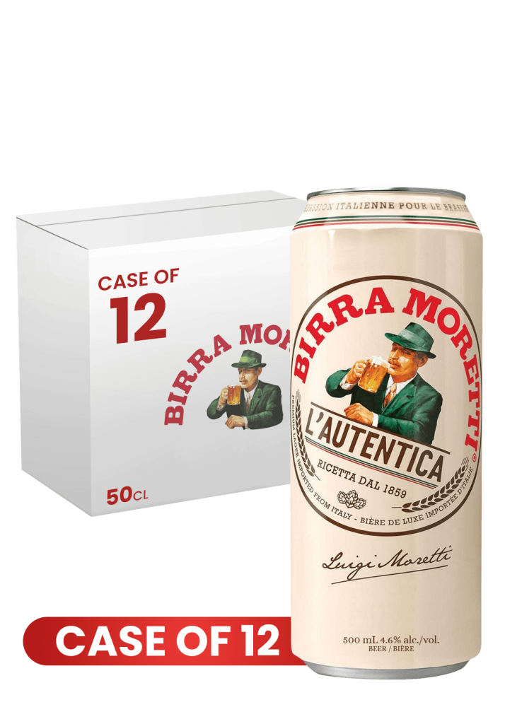 Birra Moretti Can 50Cl X 12 Case