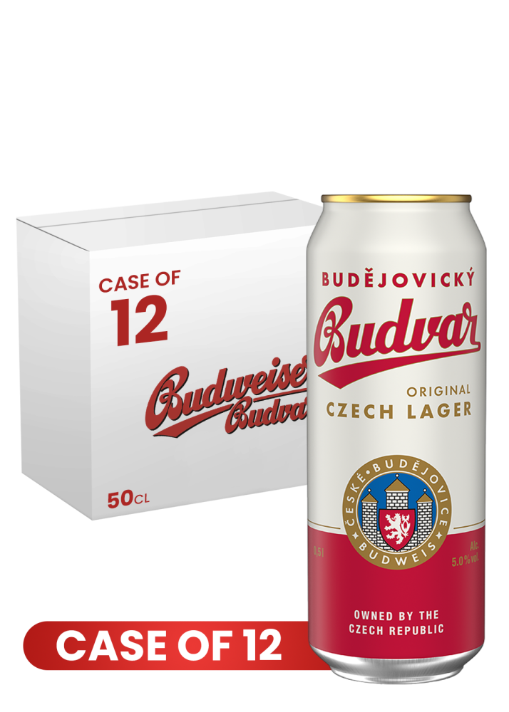 Budweiser Budvar Can 50 Cl. X 12 Case