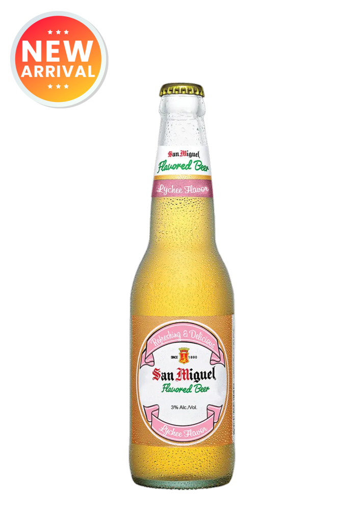 San Miguel Lychee Flavored Beer Btl. 33 Cl.