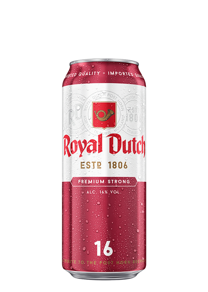 Royal Dutch Premium Strong Beer 16% Can 50CL