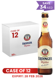 Erdinger Weisbier Btl 33 CL X 12 Promo Case