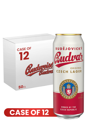 Budweiser Budvar Can 50 Cl. X 12 Case